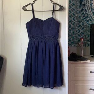 Navy Blue Formal Dress
